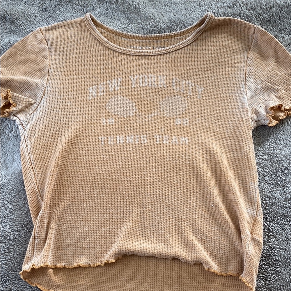 Tan Graphic Tee